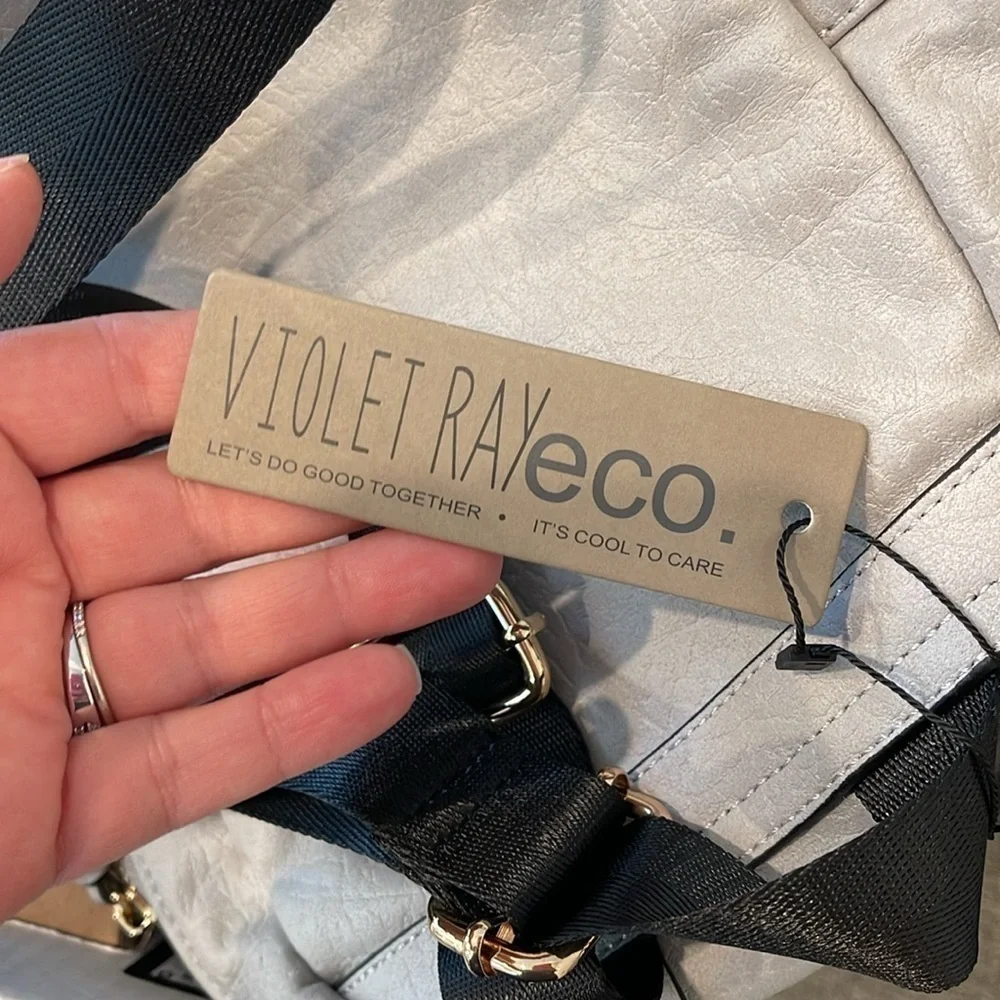NWT Violet Ray Eco Gray Backpack